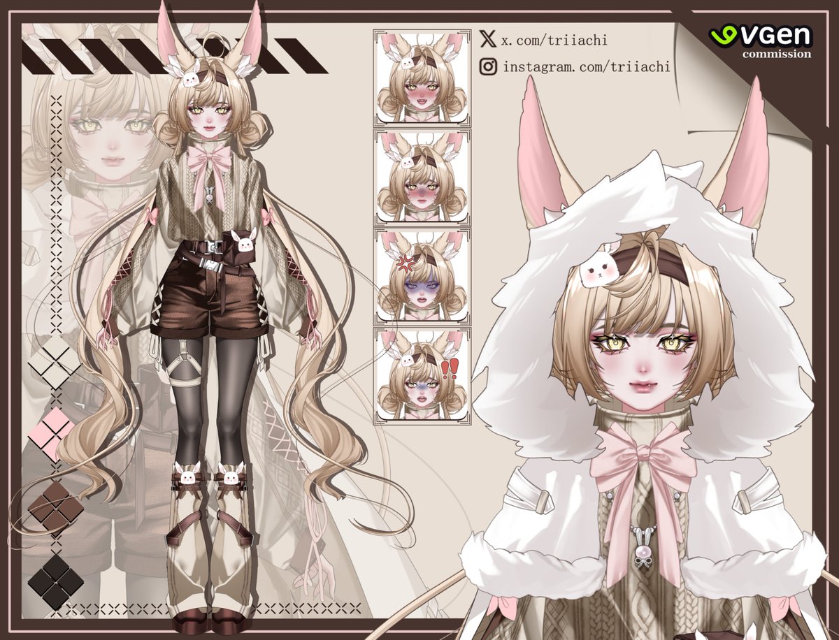 triiachi's tweet photo. [Rts and like are appreciated.]
Vtuber Adoptable!
Hi hi lovely! My adoptable Vtuber is now available for purchase on Vgen☺️ 
You can buy it for $300. 
For more info: https://t.co/w1KCd1HMhh
#Vtuberㅤ #Vgencommissionㅤ https://t.co/YcqhTRwdk4