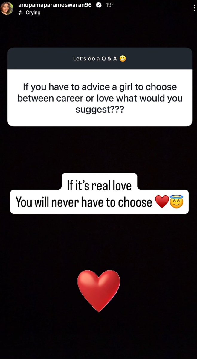 LetsXOtt's tweet photo. Enough of turning a private breakup into a public narrative @anupamahere mam .

After a breakup, continuously speaking about the other person from only one side can start feeling less like closure and more like a public narrative. 

We don’t know what happened behind closed doors or what the other person’s side is. Sometimes, silence says more than repeatedly portraying someone as the villain.

A breakup is a phase of life ,  you’re not the only one who has gone through it.
Millions of common people have experienced the same pain, emotions and struggles. If something went wrong, deal with it privately and give both sides the dignity to move on.