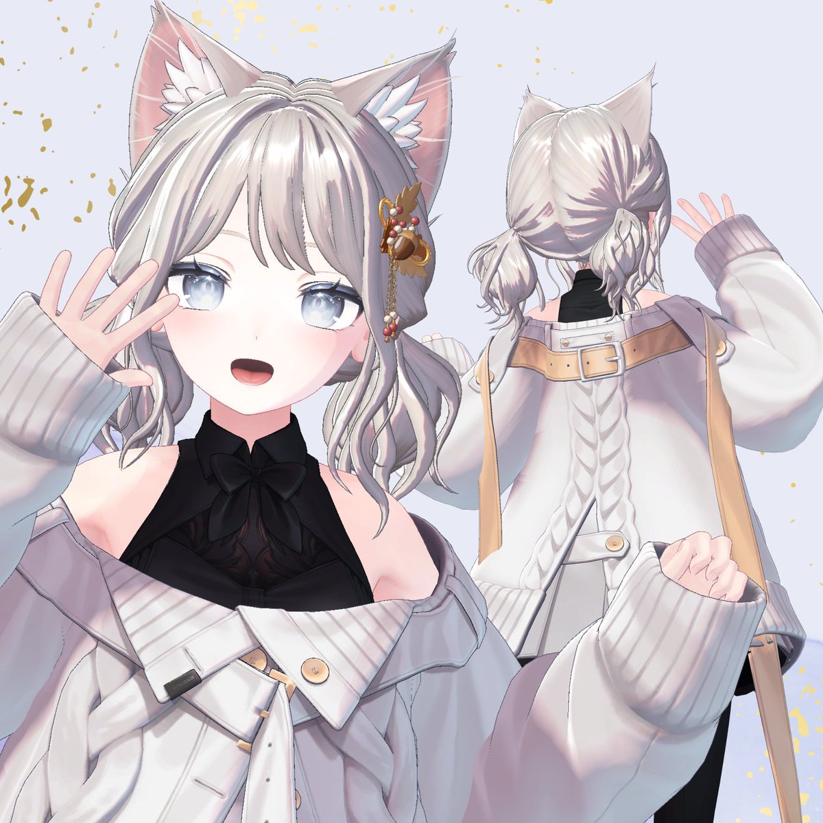 Gotton_vrc's tweet photo. 【新発売セール】  
500円→400円（20％OFF）  

短めのゆるいウェーブのかかったツインテール！ 
MA対応、physBone設定済み✨  
対応アバター：しなの、Marycia、Lapwing  

ぜひお試しください！  https://t.co/8Wzev5Djef https://t.co/ZzfJUsCoKr
