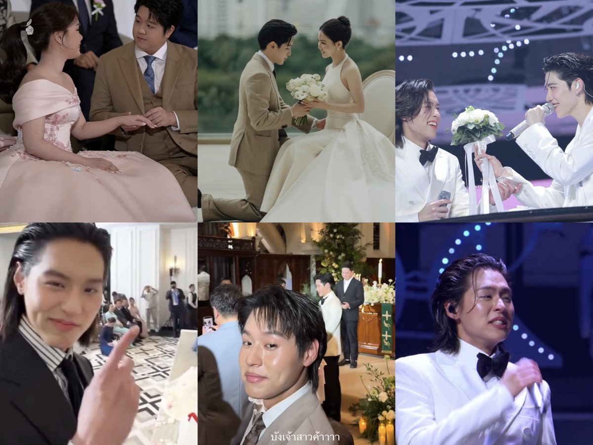 yusam0906's tweet photo. About the weddings...💐💍✨🙂‍↔️🙂‍↔️

(Striking differences in personality)😂😂😂

        Micky's     Winnie's       (Billkin's) https://t.co/w0Smv86JkQ