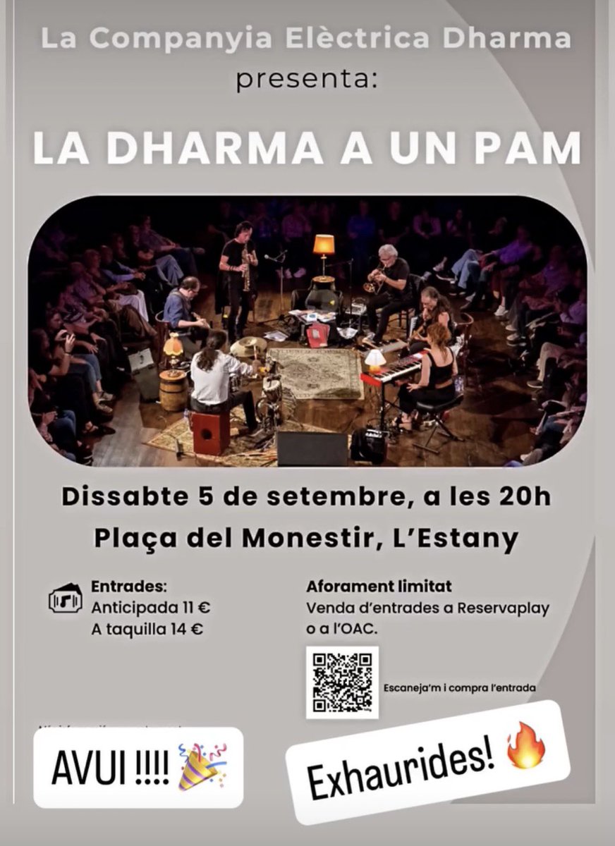 ElectricaDharma's tweet photo. Avui carretera i manta cap a L’Estany! ✨#LaDharmaAUnPam https://t.co/szMkFG5mHH