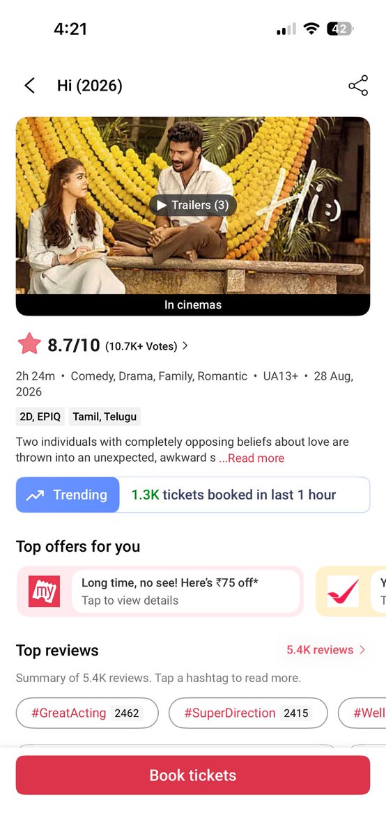Vicky_ns1's tweet photo. After longtime oru theatrical hit @Kavin_m_0431 Anna ku 😭💥

#Kavin #HiMovie https://t.co/AjsbIMDqa5