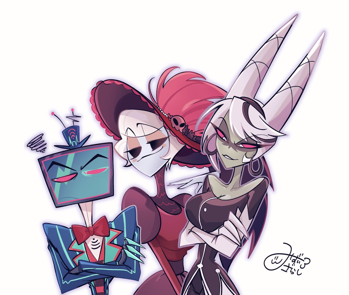 mizuiro_zarasi's tweet photo. 高身長
#HazbinHotel https://t.co/djopM6ZkQw