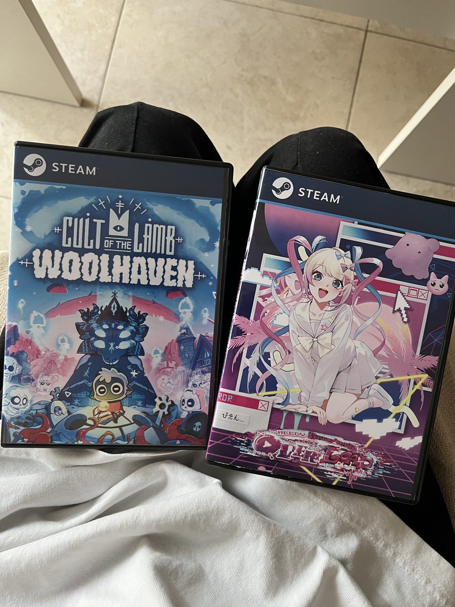 florecilla39's tweet photo. mirad los regalos que le hemos crafteado mi novio y yo a una amiga x su cumple jeje los discos tienen los juegos dentro y nos pasamos una tarde editando las caratulas :3 https://t.co/ddGrpkRW3U