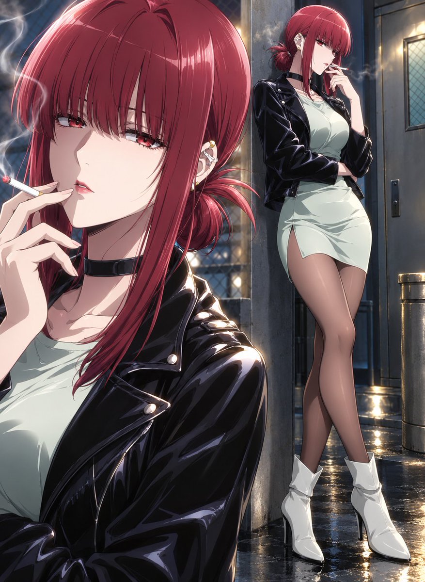 tetuyaraido's tweet photo. #田山さん #スーパーの裏でヤニ吸うふたり #ヤニすうふたり #漫画 #アニメ女子 #赤髪女子 #クール女子 #煙草女子 #美人キャラ #大人女子 #AnimeGirl #Manga #FanArt https://t.co/unBdIJu71b