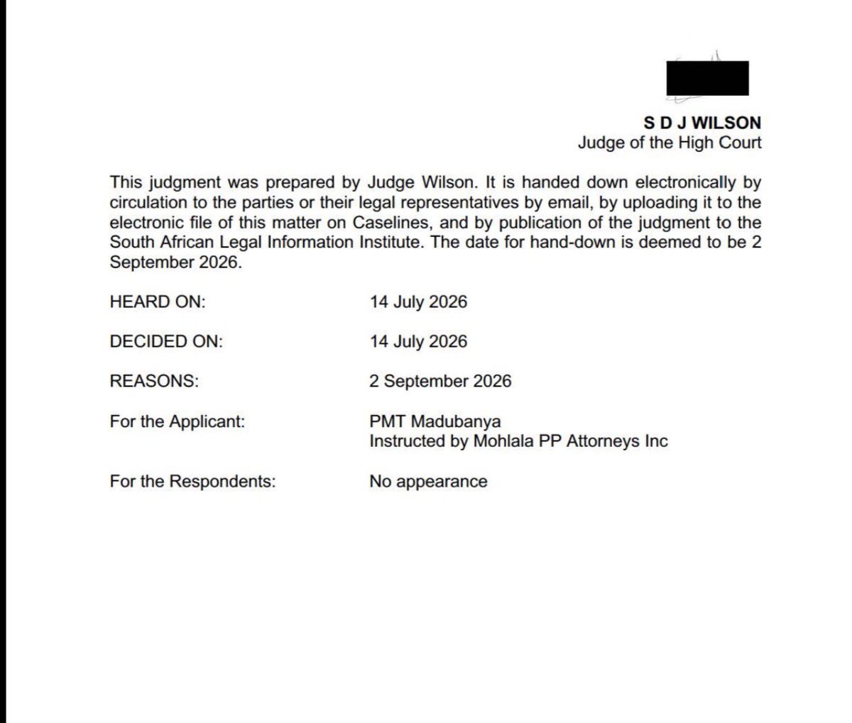 JacintaNgobese's tweet photo. Judge Stuart Wilson the co founder of SERI who now presides over matters of Refugees and Asylum Seekers, same matters that his organisation that he co-founded represents!! Handed down a judgement claiming that March and March and Operation Dudula are Xenophobic Organisations that do not represent the Poor!! Again I ask if this is fair judicial process? When a Judge who is an immigrant himself gets to label organisations he doesn’t align with as Xenophobic??? How then do we trust the justice system, when a judge without an aota of evidence levels civic movements as xenophobic, yet the movements are expected to bring matters before him with a hope that he will discharge his responsibilities judiciously?? The Judge makes a remark without any evidence that the movements do not represent the aspirations of the poor? And how many times have they been getting away with it? Is this not an attempt to use the justice system in a quest to divide society again and operating in the same way the apartheid government did?? Are we being captured?  @CrimeWatch_RSA