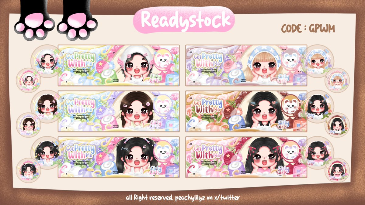peachylilyz's tweet photo. Help repost pleasee? Terimakasihhh ><

Hellou~ aku punya 6 layout readystock yg bisa di angkut jam 19.15 WIB malam ini lewat dm lily iahh

ლ. Price 32.000
ლ. 3 ava png &amp; 1 header jpg
ლ. free retext
ლ. Resize/bundle wabis w/fee

Cek thread untuk detailnya yaa #bealanja https://t.co/EOQYXnivr0