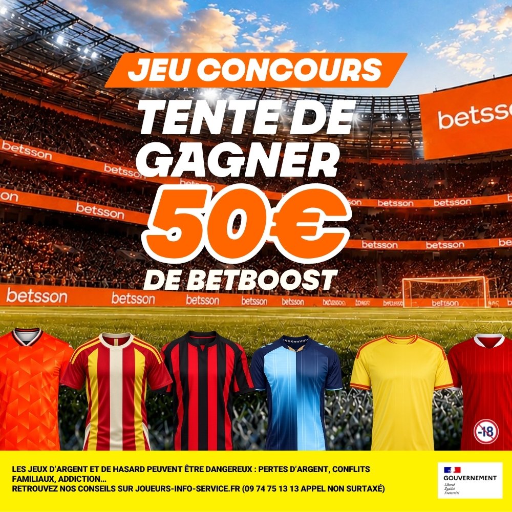BetssonFR's tweet photo. ☀️ Un Betboost de 50€ se balade sous ce beau soleil 😎💰

Tu veux le récupérer ? 👀
👉 Donne-nous en commentaire ton pronostic sur le nombre total de buts des 3 matchs de Ligue 1 ⚽️

❤️ Like le post
🔁 RT le post

🎯 TAS demain matin ! https://t.co/eSJzXuwk6F