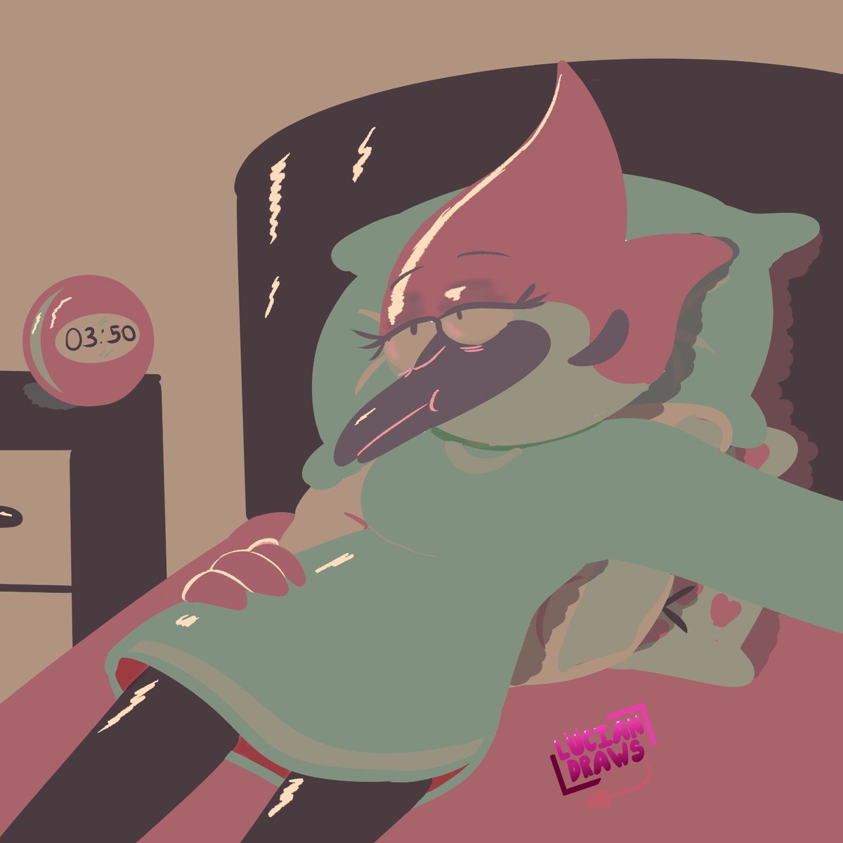 LucianDrawsARG's tweet photo. Colour palette practice 
#regularshow #regularshowfanart #regularshowmargaret https://t.co/86i32Hq7xW