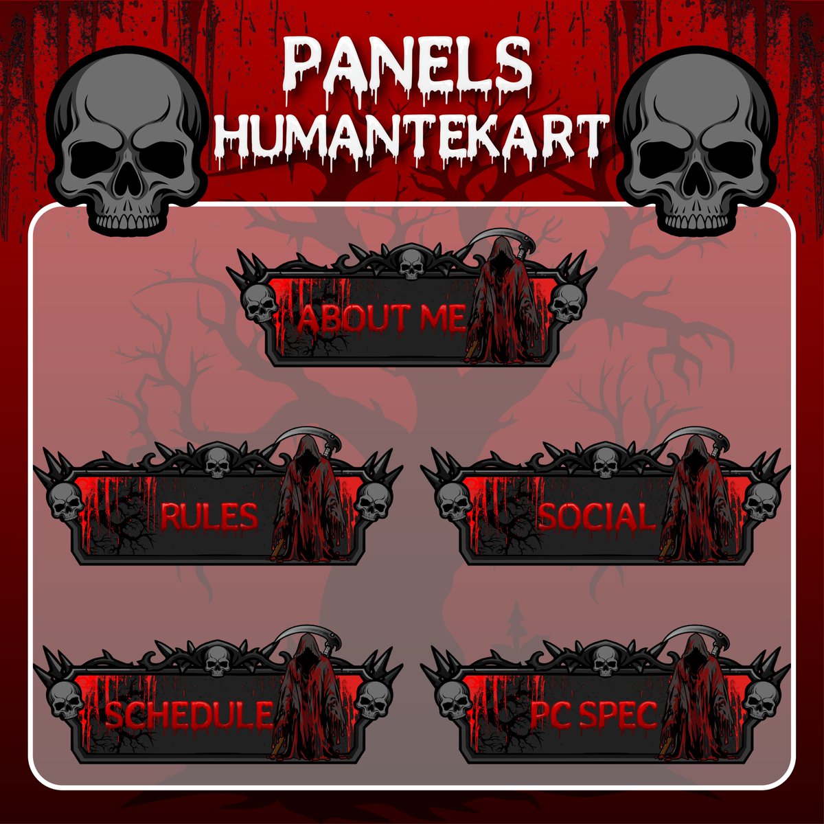 LunaJam_1's tweet photo. 🎉✨ Custom Twitch Panels completed for @vonhelsingbsn! 🎨🖥️
Loved working on this commission! Thank you for trusting me. 💜
#ArtCommunity #ArtCommunity #ArtistOnInstagram #DigitalArt #PanelCommission https://t.co/yrAtPWs2cJ