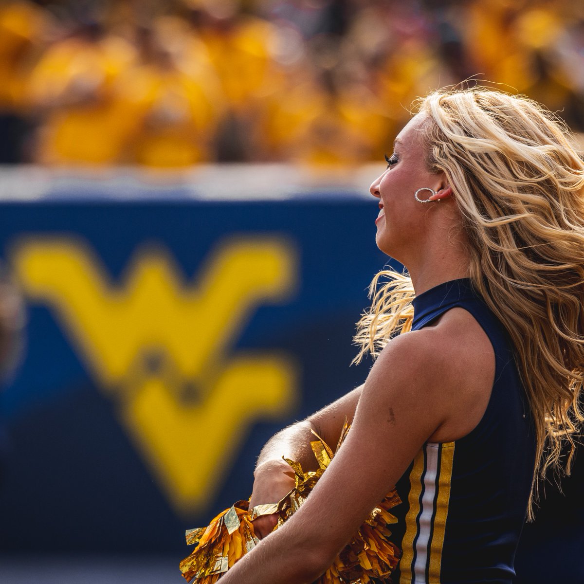 WVUFoundation's tweet photo. Game day is here, Mountaineer Nation! Let's Go! 🟡🔵 https://t.co/rt4SUrB4sT