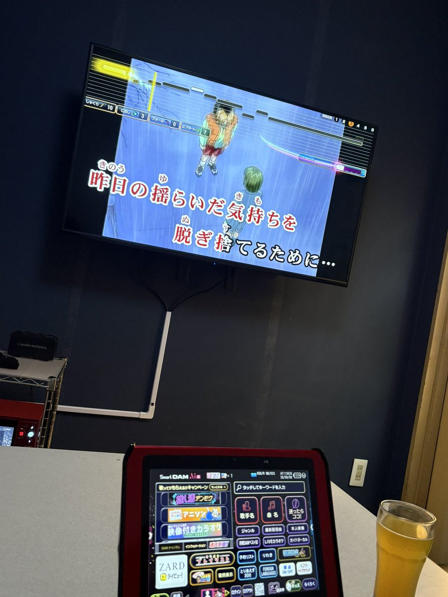 nukko_pi's tweet photo. 二次会カラオケwithマザー。 https://t.co/C8zQ6q2A0G