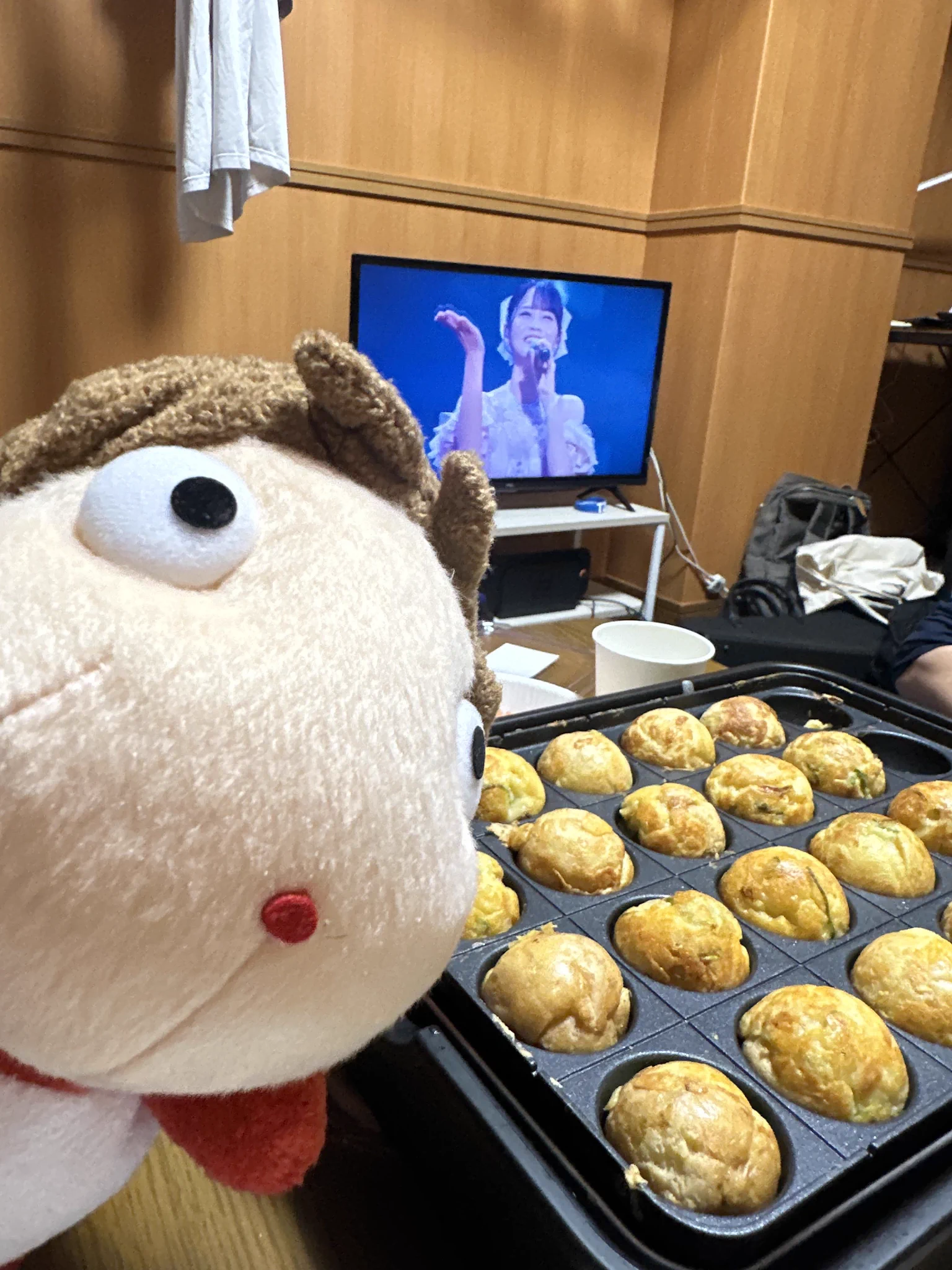 🟥あらん🟥 в X: „たこやき勝負するかぁ🐙 高2コンビありがとう爆食
