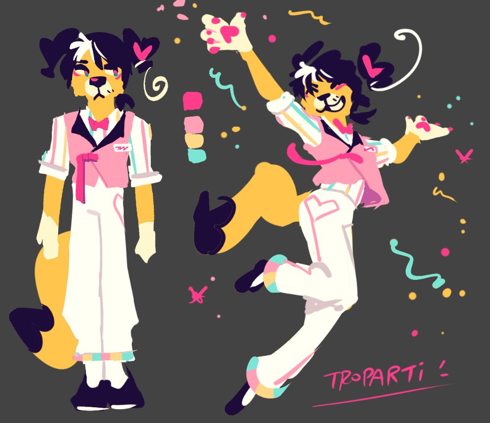 Troparti's tweet photo. Tropi Troparti, your cast member who will help guide you through the park! 🎉🎈💗 https://t.co/JdUZo5OPS1