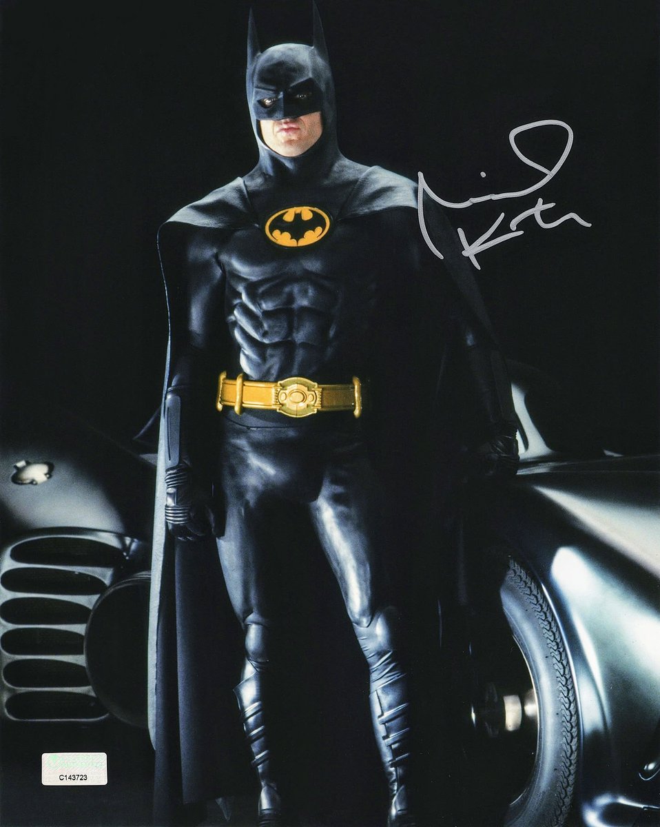 staytoonedfolks's tweet photo. Happy Birthday to Michael Keaton! 🎂❤️
1989 @Batman 8x10 photo from #CelebrityAuthentics signed by Keaton is from our collection.
#MichaelKeaton #Batman #BatmanReturns #TheFlash #Beetlejuice #JackieBrown #PorcoRosso #Minions #ToyStory3 #Birdman #SpiderManHomecoming #MisterRogers https://t.co/ANrprkFWel