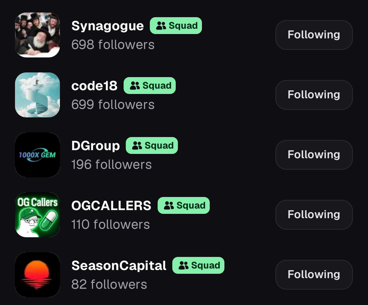 OGCALLERS's tweet photo. 1. Sling (@slingoorio)
2. Chairman (@Chairman_DN)
3. Chinese cabal (@?)
4. OG’s (@OGJamalThinks)
5. Kaythedoc (@KayTheDoc)

if you could bid on a squad, who yall got? https://t.co/5oxAc6aUpL