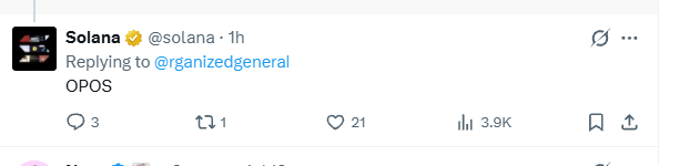 OriginalDever's tweet photo. I'll Be Rich Later is flying

And I have another idea

We never memed OPOS

The iconic Solana cult acronym

Solana says it SO many times

https://t.co/fta5V5IHLh https://t.co/ke7NnW32Kz