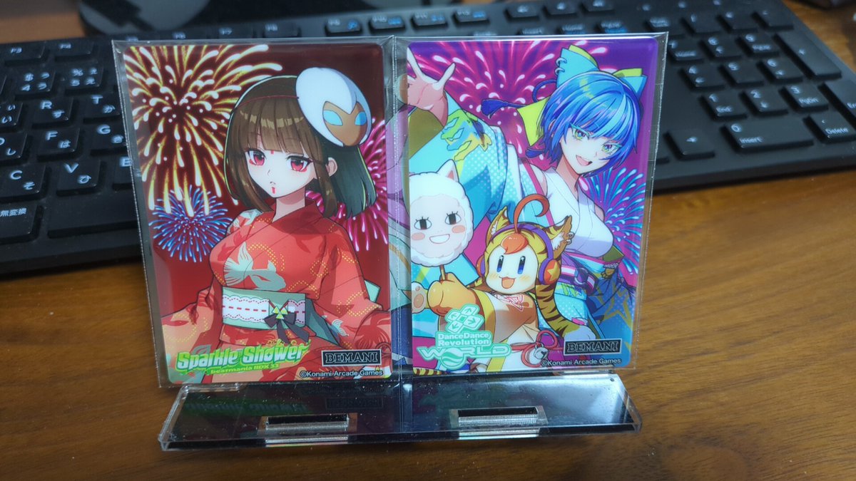 ___shigeru___'s tweet photo. 今週のおでるた…おしまい
アクリルカードがポスターと在庫が合ってないのいいよね
よくない
でもGITADORAはやっぱり無い
なんでや
というか１セットに１枚ずつは辛い…
というわけで残ってた弐寺とDDR交換 https://t.co/zl0pDl212a