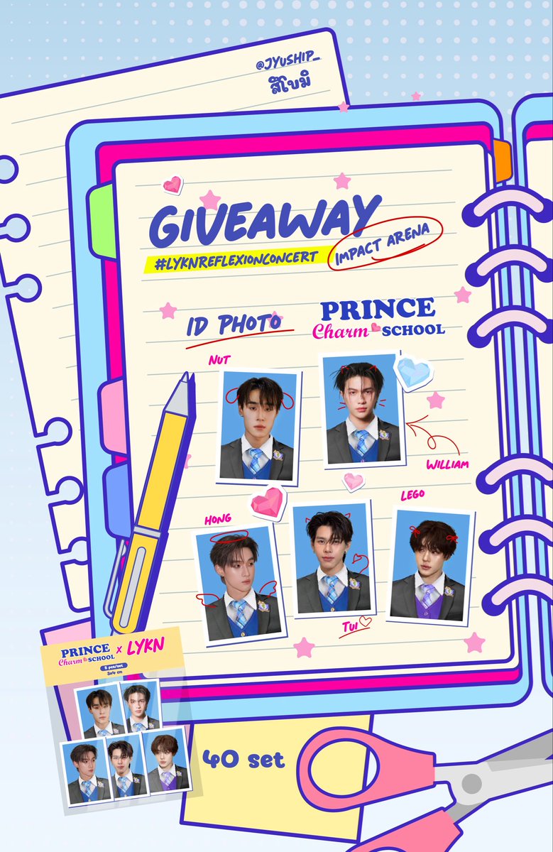 jyuship_'s tweet photo. Giveaway for #LYKNReflexionConcert
 
📍Impact Arene
🗓️23-25  OCT
💕Time : TBA

���️ ID Photo (LYKN)   40 set
🎀 Sticker A6 (HongTui) 35 pcs https://t.co/CCHMWSrUWS
