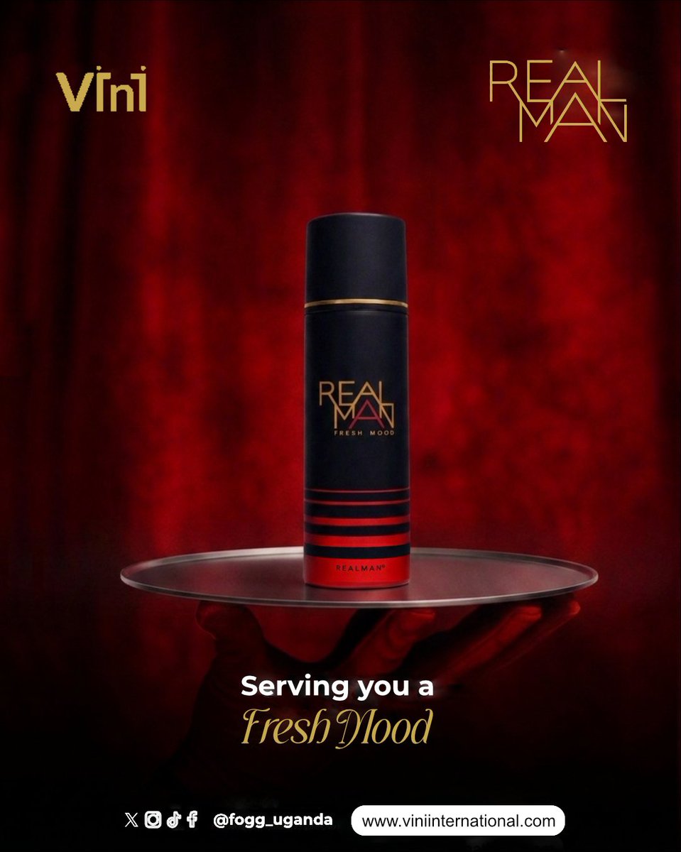 FOGG_UGANDA's tweet photo. Serving you a Fresh Mood from  #RealMan
Crafted by the makers of #FOGG https://t.co/QVqkWevi0v