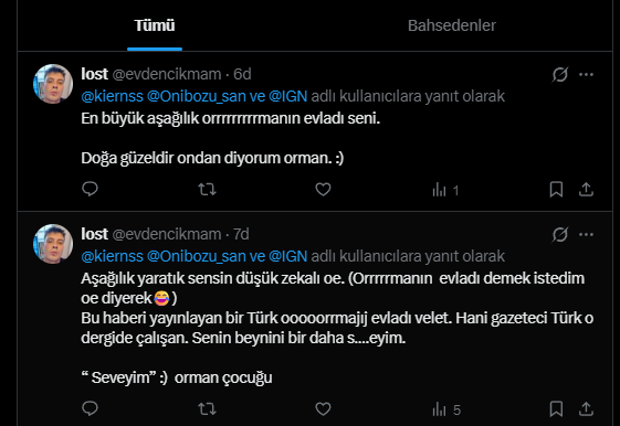 kiernss's tweet photo. @evdencikmam @Onibozu_san @IGN çok cringe bi insan artığısın sen şu sansürlü cringe küfürleri bile korkundan silmişsin kanını kaşını sikeyim https://t.co/SbU0REENJM