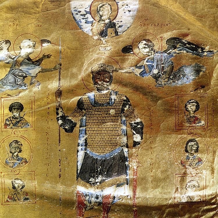 Amilakhva's tweet photo. When we speak of Byzantine heritage and its influence on Western civilization, we shouldn’t overlook Basil I, the founder of the Macedonian dynasty, who was of Armenian ancestry. Under the Macedonian dynasty, the Byzantine Empire experienced a remarkable revival. 🇦🇲🇬🇷 https://t.co/FNTyo10egO
