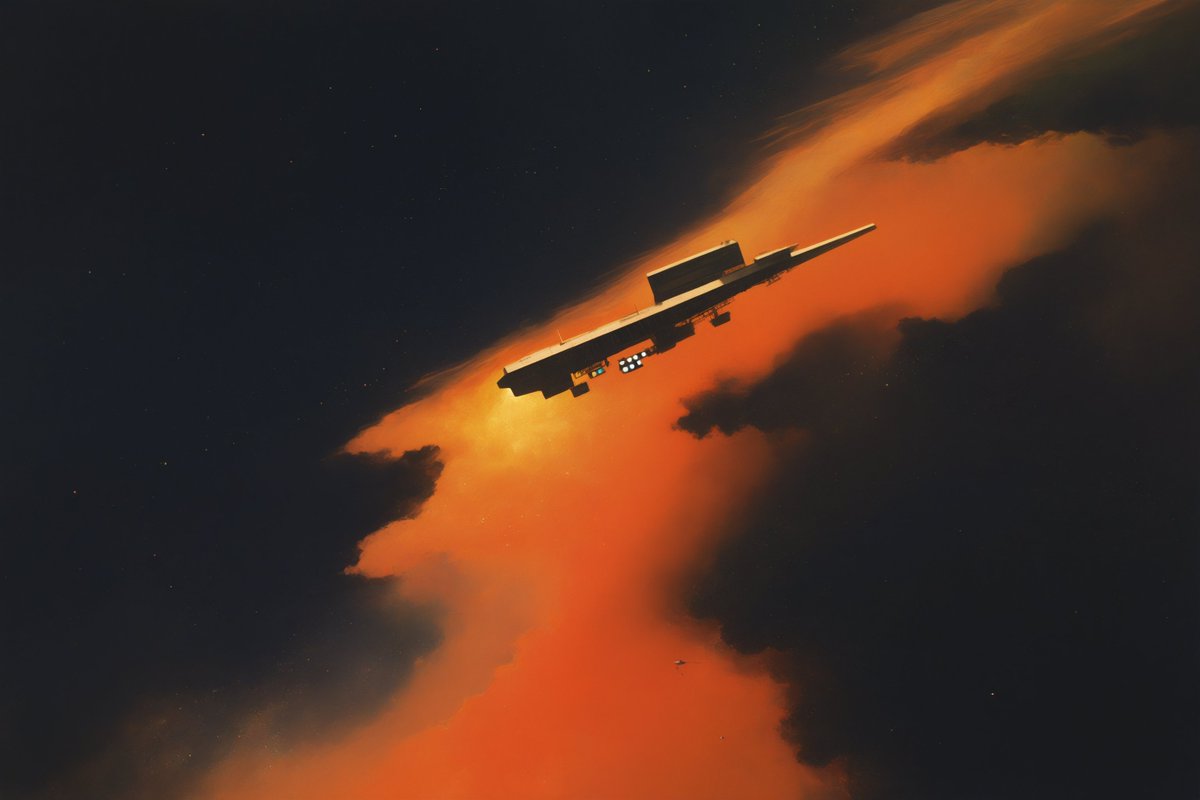 gritfuture's tweet photo. SFW illustration.
#空想ファンタジーアート
Coming in on the only cloud out here. https://t.co/aE2FfJv9xG