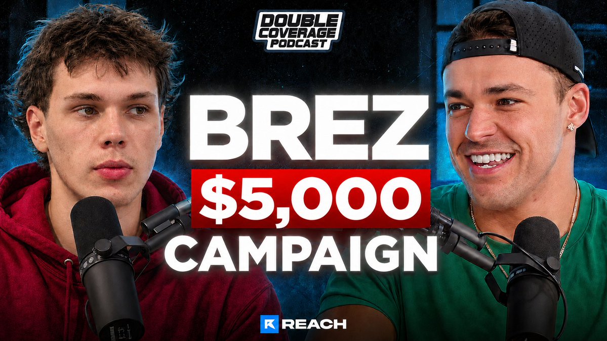 ReachClipping's tweet photo. NEW CAMPAIGN IS LIVE!

Clip content from the Double Coverage x Brez Scales Podcast and earn $2.00 for every 1,000 views 💰

Start earning now, Link in replies! ⬇️ https://t.co/DIbe4vTLBJ