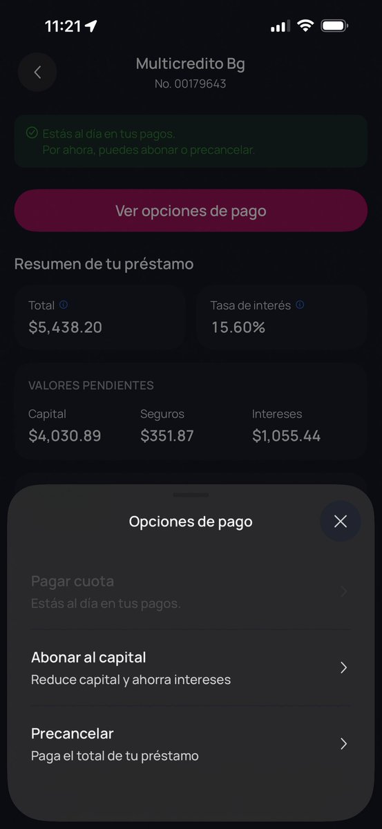 willodark's tweet photo. @BancoGuayaquil Estimados la novedad persiste no puedo pagar la cuota no quiero sorpresas luego d intereses por mora https://t.co/kjc5UxinZ4