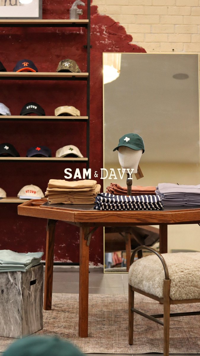 SamandDavy's tweet photo. We are officially open in the Galleria's Nordstrom wing and we can't wait for you to see the latest version of SAM &amp; DAVY!

Come say howdy and shop the Labor Day Sale all weekend long. 

📍Level 2 between Nordstrom and Macy's

#samanddavy #thegalleria #houston https://t.co/KM33lNKimR