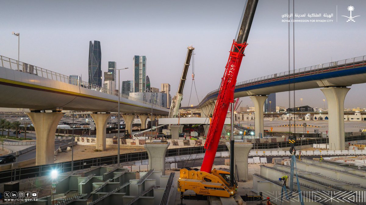 SaudiProject's tweet photo. من 50% قبل أقل من شهرين إلى أكثر من 85% اليوم.. 

تسارع كبير في وتيرة التنفيذ، يؤشر إلى اقتراب موعد افتتاح #جسر_الثمامة والمتوقع بنهاية سبتمبر الجاري https://t.co/w4iIXDY3f7