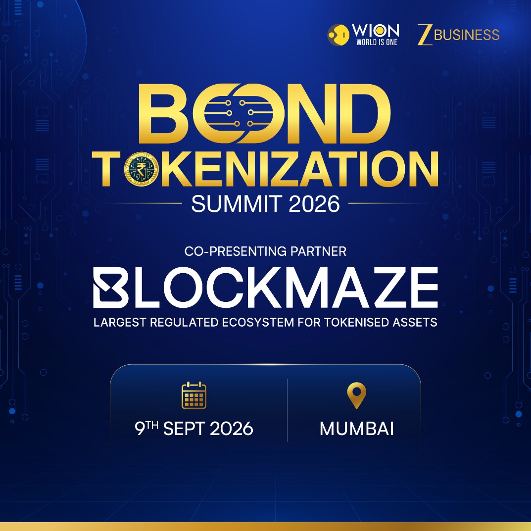 ZeeBusiness's tweet photo. Shaping the Future of Tokenized Assets with Blockmaze.
We are pleased to welcome Blockmaze as our Co-Presenting Partner for the Bond Tokenization Summit 2026.
@BlockmazeRWA
#BondTokenizationSummit2026 #BondTokenization #BondMarket #Blockmaze https://t.co/2LEX5GZG5j