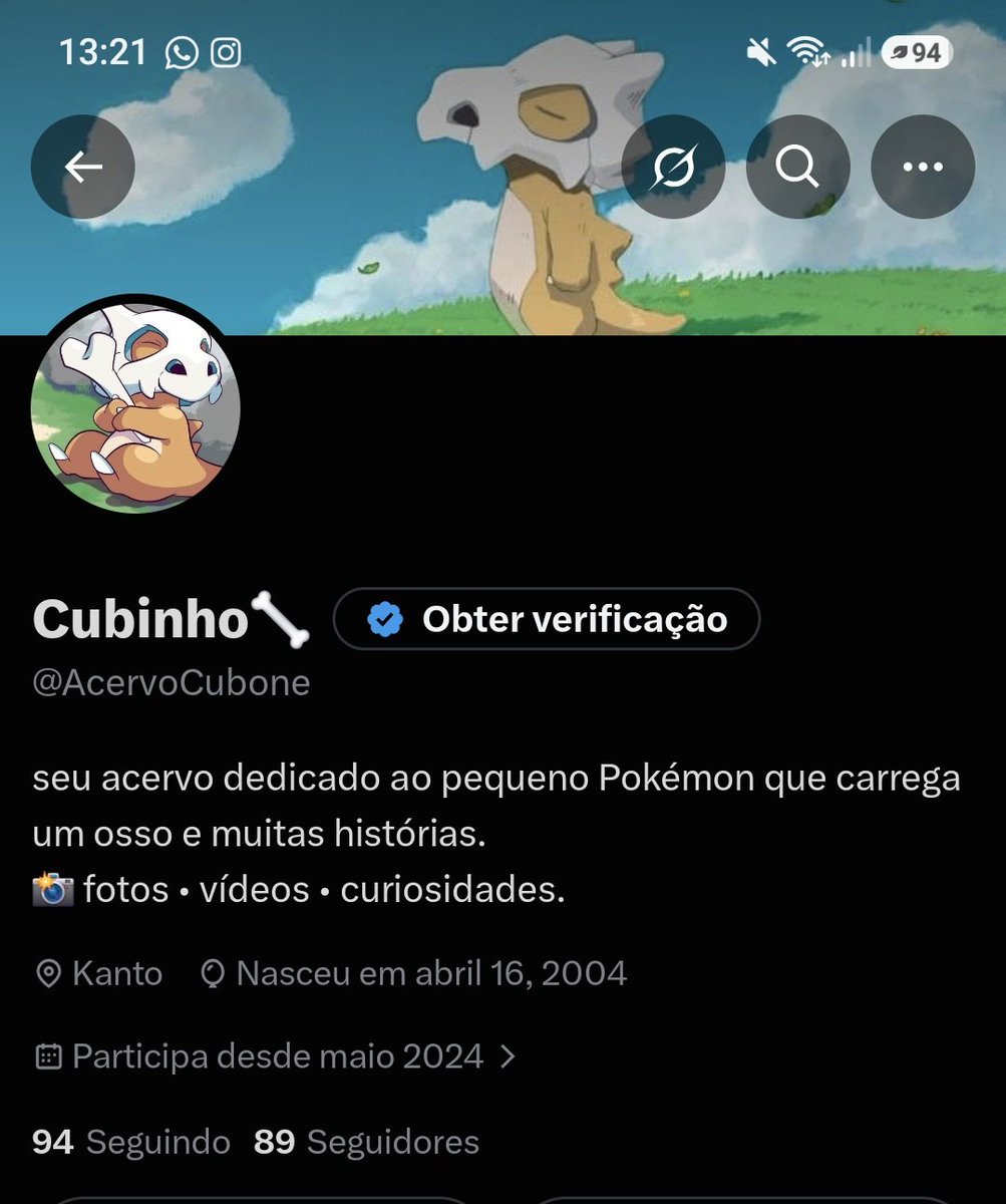 AcervoCubone's tweet photo. SOMOS QUASE 100 MILHÕES DE BONERS!!! Muito obrigado a cada um que seguiu. E quando batermos 100 milhões, vou fazer uma thread contando sobre mim. Aguardem!!!!!! https://t.co/qmFWq7vGah