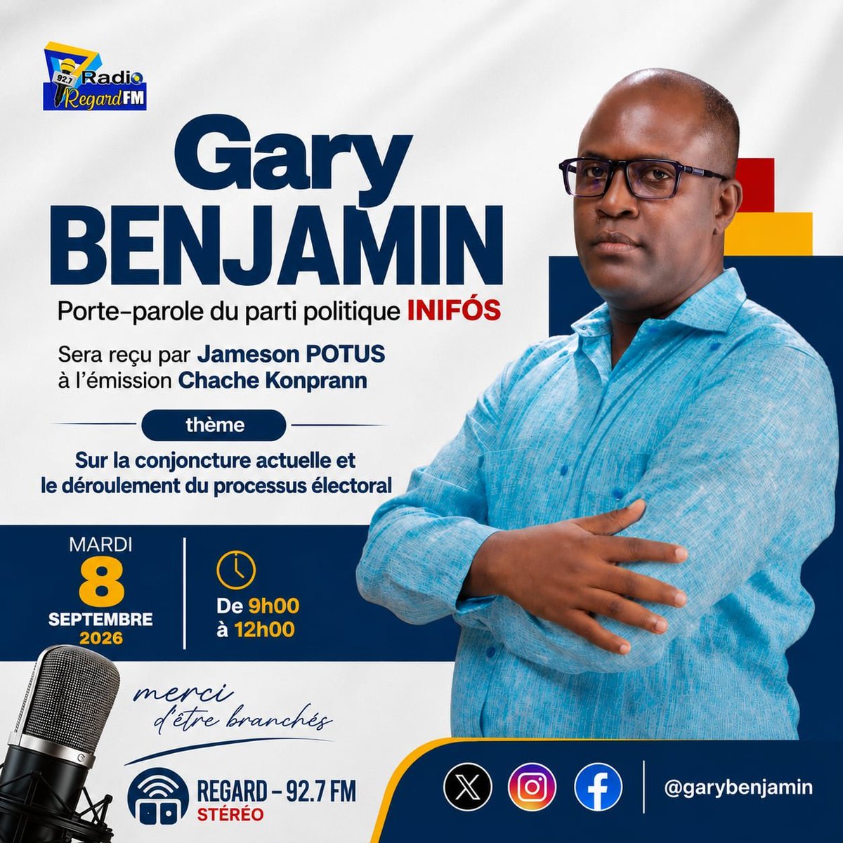 garybenjamin_'s tweet photo. Restez à l’écoute et soyez des nôtres pour ce rendez-vous. https://t.co/DNsLlWe7gt