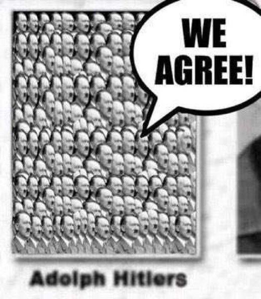 patripastry's tweet photo. @SaladaFloral “you know you gotta hand it to hitler”
the comments that you’re getting: https://t.co/YzsmbTomiz