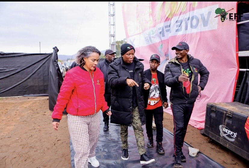 zizipho50's tweet photo. President Cic Julius Malema, in one day addressing two Provinces. Mpumalanga and North West Manifesto Launch 🔥🔥✊..#VoteEFF2026LGE  #VictoryorDeath https://t.co/RAExU93Lgj