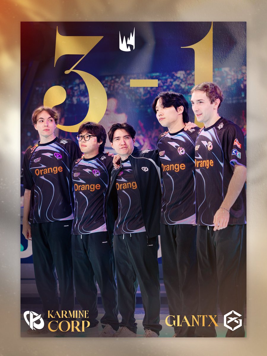 LEC's tweet photo. THEY REMAIN UNDEFEATED:

@KarmineCorp are heading to Nice! #LEC https://t.co/veIIxAIT5K