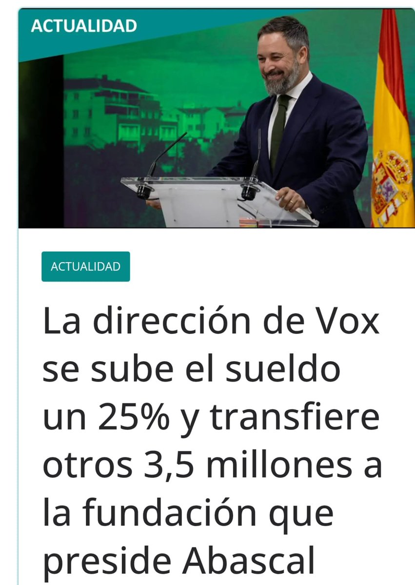 CogitoErgoFuit's tweet photo. @PedroSalinas_V hay tontos, pocos
engañados, muchos
y poquísimos, los que se llevan la pasta, 500 tipos de PPVOX
♻️Mientras tú pobre imbécil que actuas de buena fe, blandes la banderita que los otros sacan como señuelo... mientras ELLOS roban aún más
#PPMafia
#NaziVox https://t.co/KQb0GbfGKT
