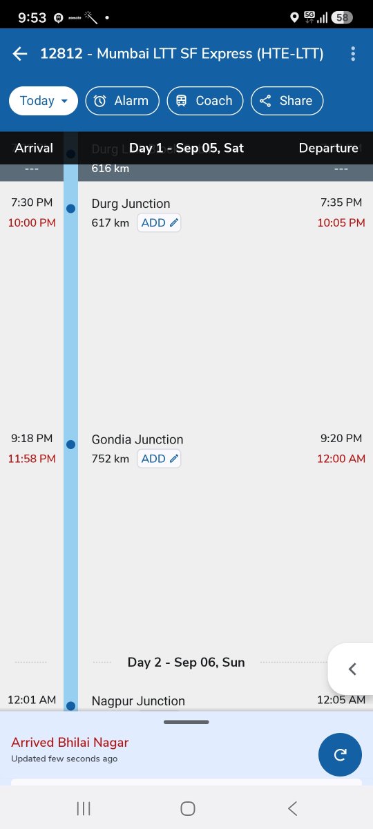 sunil_nigam's tweet photo. @AshwiniVaishnaw @RailMadad @BhusavalDivn @drmngpsecr ..please speed up the train we have another train to take ..pnr no 6707988945, immediately loss of ticket and time will accountable to railway https://t.co/eVPZB5tqfs