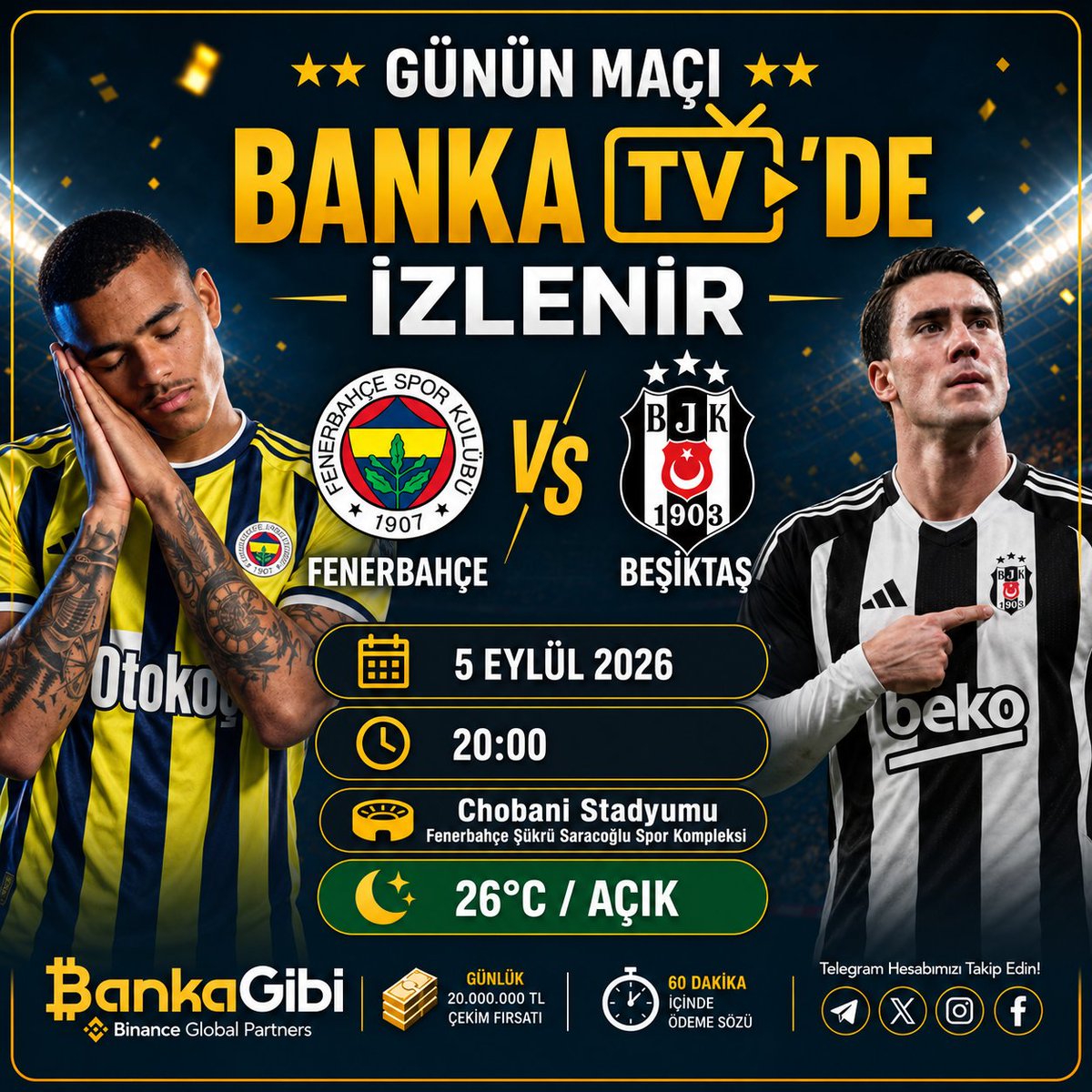 bankagibisocial's tweet photo. FENERBAHÇE VE BEŞİKTAŞ MAÇI VAR! CANLI MAÇ
   
PROFİLDE BEDAVA BONUS!
 Adrese tıkla kesintisiz olarak maçı izle! https://t.co/ycrtpMHahF 

BEDAVA BONUS https://t.co/js6TZOd5NR

#FBvBJK #SONDAKİKA #FenerinMaçıVar #ForzaBeşiktaş #Canlımaç #Maçizle #Beşiktaş #Fenerbahçe #Canlımaç https://t.co/zcu1OXQc81
