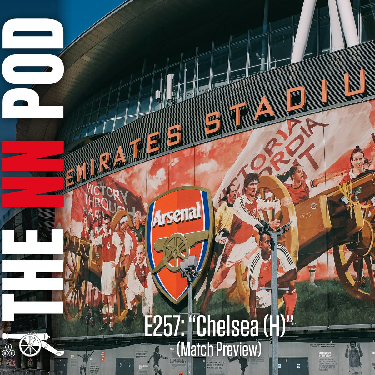 TheNNPod's tweet photo. E257: "Chelsea (H)" - Arsenal vs Chelsea Preview, Eze–Tzolis Decision &amp; Transfer Window Fallout (Match Preview)

🎧 Listen: https://t.co/h8LnVu7zwu
#TheNNPod https://t.co/SRB9QuIcfp