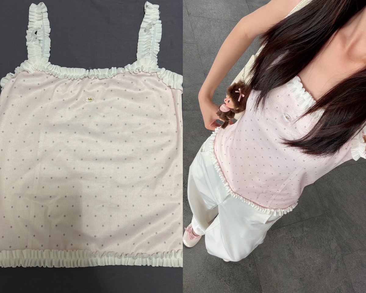 iiipxm's tweet photo. 🌈 สายเดี่ยวแต่งค��� pokadot
ใส่ถ่ายรูปครั้งเดียว 
Price 80.- 

#ส่งต่อเสื้อผ้า #เสื้อผ้ามือสองสภาพดี #ส่งต่อเสื้อผ้ามือสอง #เสื้อผ้ามือ2 #ส่งต่อ #เสื้อผ้ามือสอง #โล๊ะตู้เสื้อผ้า #บิกินี่ https://t.co/wLv59Pbt0n