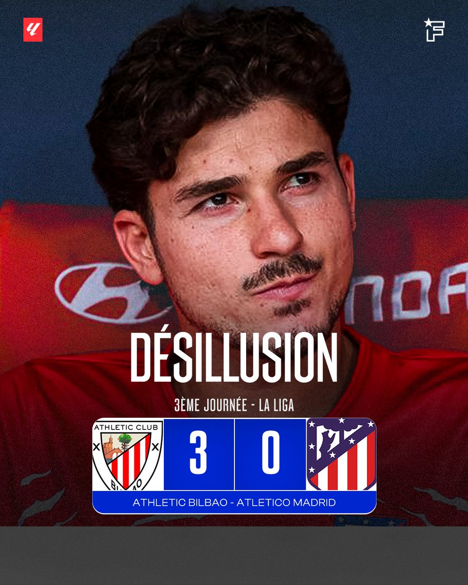 footmercato's tweet photo. 🚨 𝗟’𝗔𝗧𝗟𝗘𝗧𝗜𝗖𝗢 𝗦’𝗘𝗦𝗧 𝗙𝗔𝗜𝗧 𝗠𝗔𝗥𝗖𝗛𝗘𝗥 𝗗𝗘𝗦𝗦𝗨𝗦 𝗣𝗔𝗥 𝗟’𝗔𝗧𝗛𝗟𝗘𝗧𝗜𝗖 𝗕𝗜𝗟𝗕𝗔𝗢 ! 🫪 

Julian Alvarez était sur le banc pour ce match. 💔

Nico Williams passeur, Iñaki Williams buteur. ⚽️🎯 https://t.co/WkOzWIOdaq