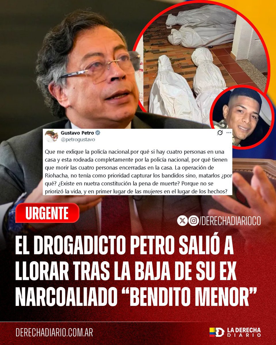 AndresRuiz74687's tweet photo. Cuando Calarcá  amarró y luego fusiló a 4 campesinos no dijo nada, cuando asesinó a los policías en el helicóptero, silencio total y siempre fue su consentido, jugó a los congelados durante 4 años, nunca le importó la vida de los colombianos de bien, siempre protege a los criminales con esa ideología estupida.