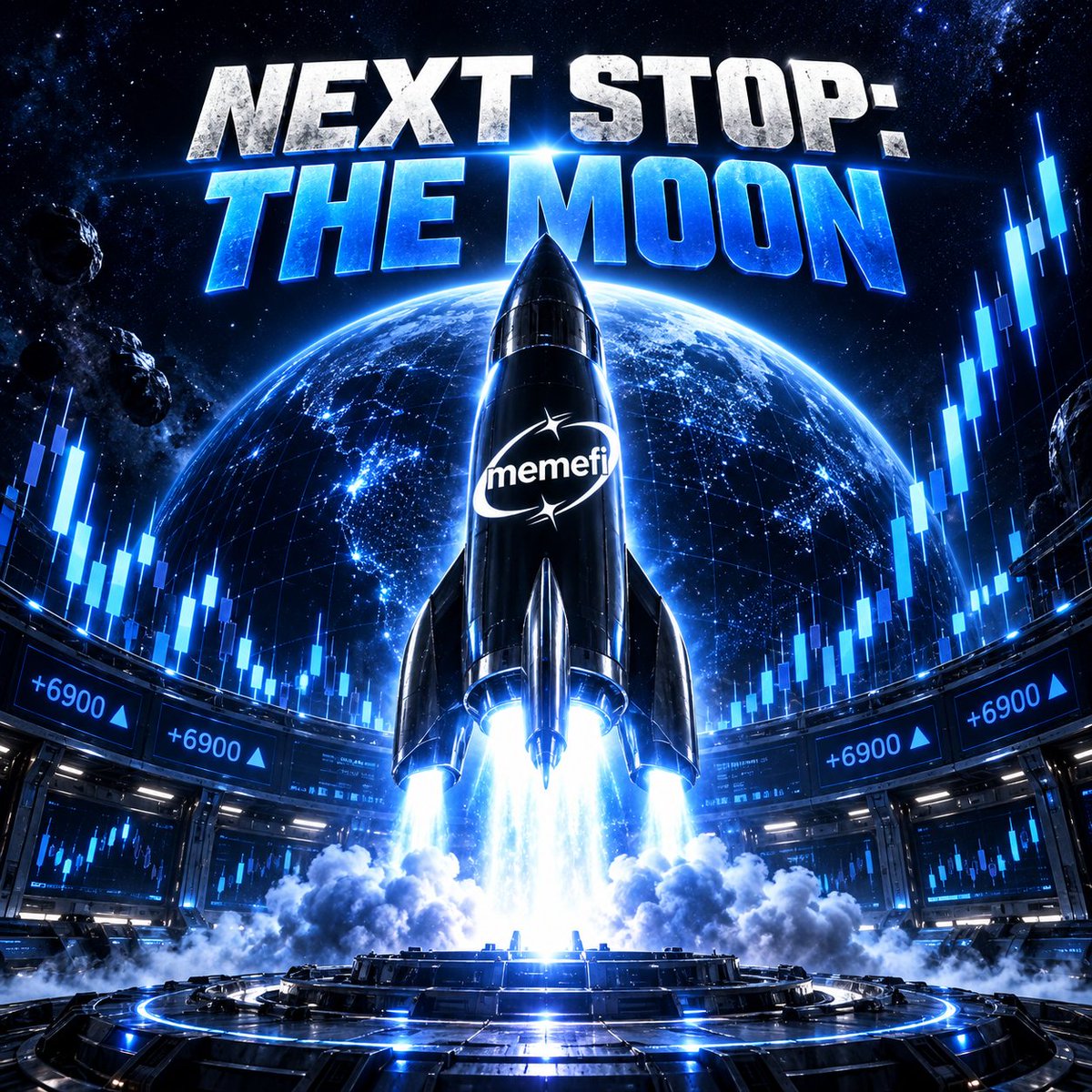 thememeficoin's tweet photo. Charts are rising. Engines are firing. 
🚀 MemeFi’s next stop is the moon. 🌕⚡ 

#MemeFi #Crypto #ToTheMoon https://t.co/CWgHbu9bKP