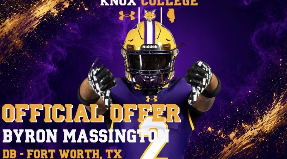 ByronMassington's tweet photo. After having a conversion with @trogersOLCoach I am blessed to receive my first offer to Knox College I want to thank my coaches for driving me to work harder @CoachC21_ @TheBkellSHOW_ @Coach870Cody https://t.co/VzJUrtlIv5