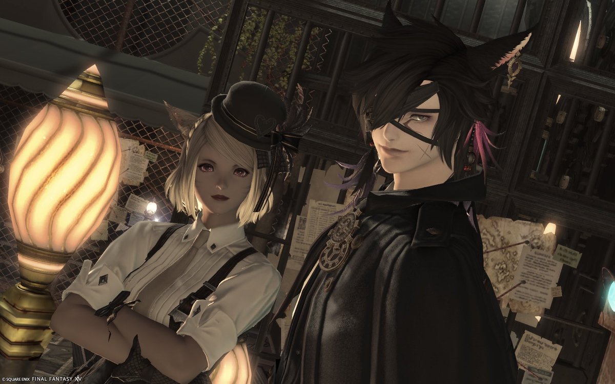 china_FFXIV's tweet photo. 撤退前にねるさんが来てくれたので📸

今回は逃がしませんでした🤭
いつもありがとうございます.ᐟ.ᐟ

- ̗̀ 𝚃𝚑𝚊𝚗𝚔 𝚢𝚘𝚞  ̖́-
🏷𓈒𓏸︎︎︎︎ #蒸気夜会Re
🏡⋆* #St_Colorful https://t.co/wEv1basoCh