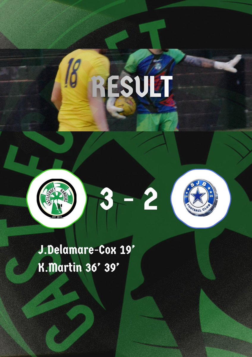 CastlecroftRngr's tweet photo. Another win for the Crofters! Although the scoreline suggests a tight game, it should have been a lot more comfortable with the lads controlling the game for large periods without finding the killer goal to put the game to bed. Huge credit to SJB playing their first BFL game! 🤝 https://t.co/Ly3BFm7vLt
