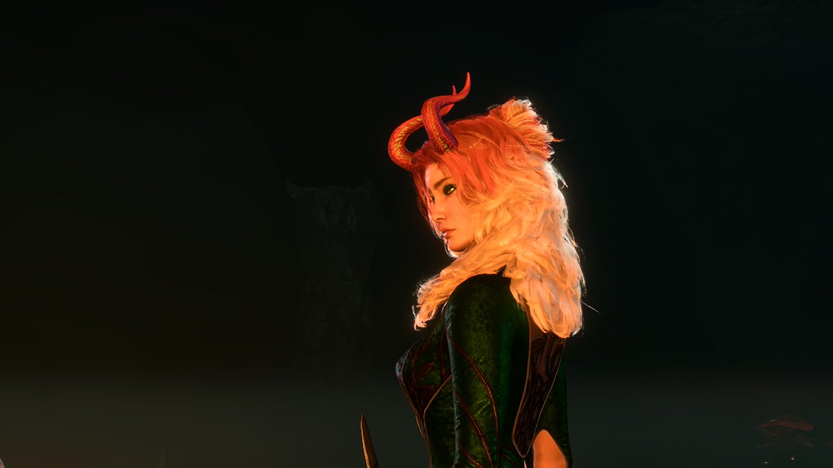 bg3_4_dbd's tweet photo. Get to know my OC better 😼🔥
 • Name: May {she/her} 
• Age: 25
• Species: Zariel Tiefling 
• Origin: Sage (I have a whole backstory)
• Alignment: Chaotic Good
• Class: Wildfire Druid/Draconic Sorcerer
• Lover: Karlach 
• Besties: Gale https://t.co/qHtvitLGi2