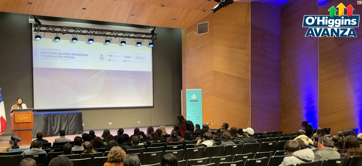 OHigginsAvanza's tweet photo. Instituto Milenio #ASOR presentó en la #UOH nueva investigación sobre #seguridad pública y #Carabineros (Ver video) - https://t.co/jbPmngziY0 https://t.co/r9wQ7isKjN
